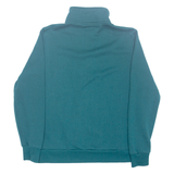 FILA Limited Edition Womens Sweatshirt Green 1/4 Zip M