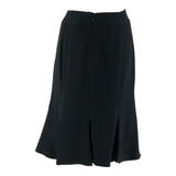 ARMANI COLLEZIONI Womens Flare Skirt Black Knee Length L
