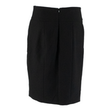 HUGO BOSS Womens Straight Skirt Black Knee Length S