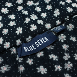 BLUE SEVEN Womens Wrap Skirt Black Short Floral S