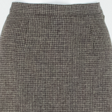 Womens Straight Skirt Grey Knee Length S