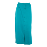 Womens Straight Skirt Blue Midi M