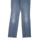 LEVI'S 505 Womens Jeans Blue Regular Straight Stone Wash W25 L31