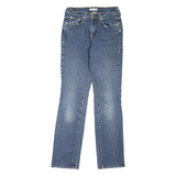 LEVI'S 505 Womens Jeans Blue Regular Straight Stone Wash W25 L31