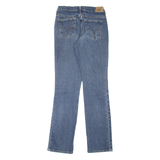 LEVI'S 505 Womens Jeans Blue Regular Straight Stone Wash W25 L31