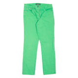 RALPH LAUREN LAUREN JEANS CO. Womens Jeans Green Slim Straight W30 L28