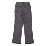JUICY COUTURE Malibu Crop Womens Jeans Grey Regular Bootcut W25 L27