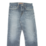 LEVI'S 514 Jeans Mens Blue Slim Straight Stone Wash W32 L30