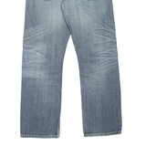 LEVI'S 514 Jeans Mens Blue Slim Straight Stone Wash W32 L30