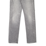 LEVI'S 511 BIG E Jeans Mens Grey Slim Straight Stone Wash W33 L34