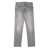 LEVI'S 511 BIG E Jeans Mens Grey Slim Straight Stone Wash W33 L34