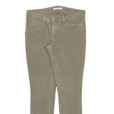 LEVI'S 711 Womens Trousers Green Slim Skinny W29 L28