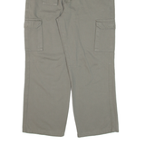 ATLAS Cargo Mens Trousers Green Loose Straight W35 L28