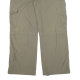 ADIDAS Cargo Womens Trousers Green Loose Straight W34 L28