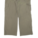 ADIDAS Cargo Womens Trousers Green Loose Straight W34 L28