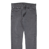 LEVI'S 507 Jeans Mens Black Regular Straight W30 L30