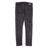 LEVI'S 519 Jeans Mens Black Slim Skinny W33 L29