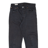 LEVI'S 501 BIG E Jeans Womens Black Regular Straight W28 L26