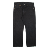 LEVI'S 501 Jeans Mens Black Regular Straight W32 L24