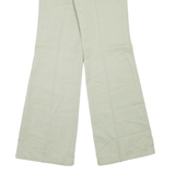 MODELL Womens Trousers Green Regular Flared W28 L31