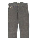 LOIS Womens Corduroy Trousers Grey Regular Straight W32 L32