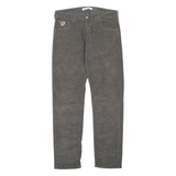 LOIS Womens Corduroy Trousers Grey Regular Straight W32 L32