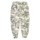 PULL&BEAR Camo Womens Trousers Brown Regular Tapered W28 L25