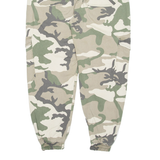 PULL&BEAR Camo Womens Trousers Brown Regular Tapered W28 L25