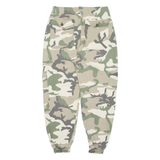 PULL&BEAR Camo Womens Trousers Brown Regular Tapered W28 L25