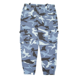 BERSHKA Womens Trousers Blue Regular Tapered W32 L24