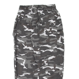 Camo Womens Trousers Grey Regular Tapered W30 L28
