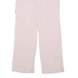 LIBERTINE Striped Womens Trousers Red Regular Straight W29 L33