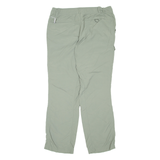 COLUMBIA Womens Trousers Green Regular Straight Nylon W34 L32