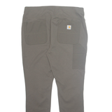 CARHARTT Mens Trousers Brown Regular Tapered Nylon W34 L30