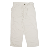 CARHARTT Cargo Mens Trousers Beige Regular Straight W35 L24