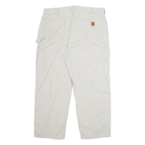 CARHARTT Cargo Mens Trousers Beige Regular Straight W40 L30