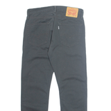 LEVI'S 502 Mens Trousers Black Regular Tapered W30 L30