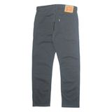 LEVI'S 502 Mens Trousers Black Regular Tapered W30 L30