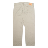 LEVI'S 505 Mens Trousers Beige Regular Straight W36 L30
