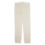 CALVIN KLEIN JEANS Chino Cargo Mens Trousers Beige Regular Skinny W30 L33