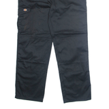 DICKIES Workwear Mens Trousers Black Regular Straight W36 L31