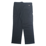 DICKIES Workwear Womens Trousers Black Regular Straight W38 L30
