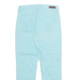 CALVIN KLEIN JEANS Crop Womens Trousers Blue Regular Tapered W26 L26