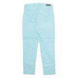 CALVIN KLEIN JEANS Crop Womens Trousers Blue Regular Tapered W26 L26
