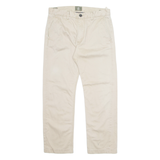 TIMBERLAND Chino Mens Trousers Beige Regular Straight W32 L29