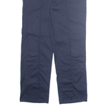 DICKIES Chino Mens Trousers Blue Regular Straight W34 L30