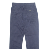 GUESS Chino Mens Trousers Blue Regular Straight W34 L31