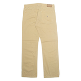 TOMMY HILFIGER Mens Trousers Beige Regular Straight W34 L34