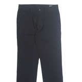 ADIDAS Chino Mens Trousers Black Regular Straight W30 L32