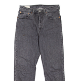 LEVI'S 501 BIG E Jeans Womens Grey Regular Straight W26 L26